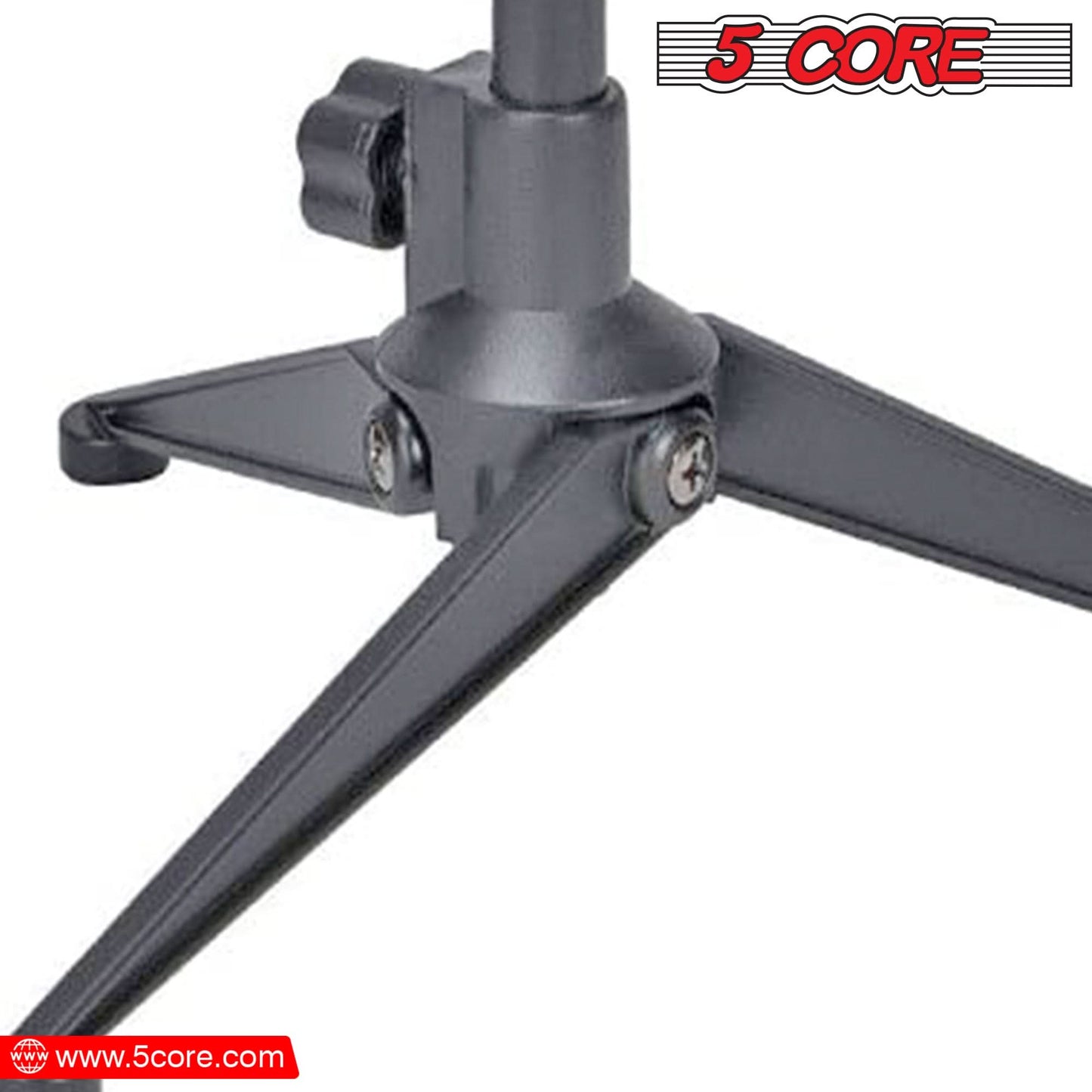 5 Core Microphone Clip Holder 6 Pieces with Screw Adapters 5/8 to 3/8 Inch