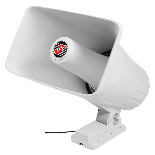 5 Core PA Speaker 5 x 8" 65W Bull Horn Loud Audio Outdoor Speakers System 8Ohm Reflex Megaphone